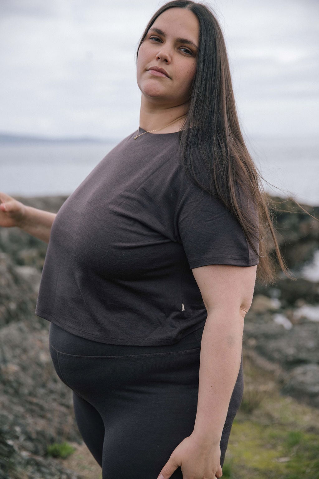 Merino Wool Boxy T-shirt | Simply Merino Clothing Co