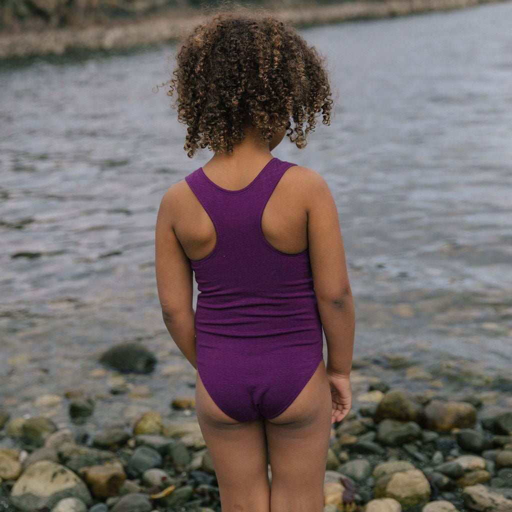 Kids Swimsuit | Oceane is 4yrs old & wearing size 3/4