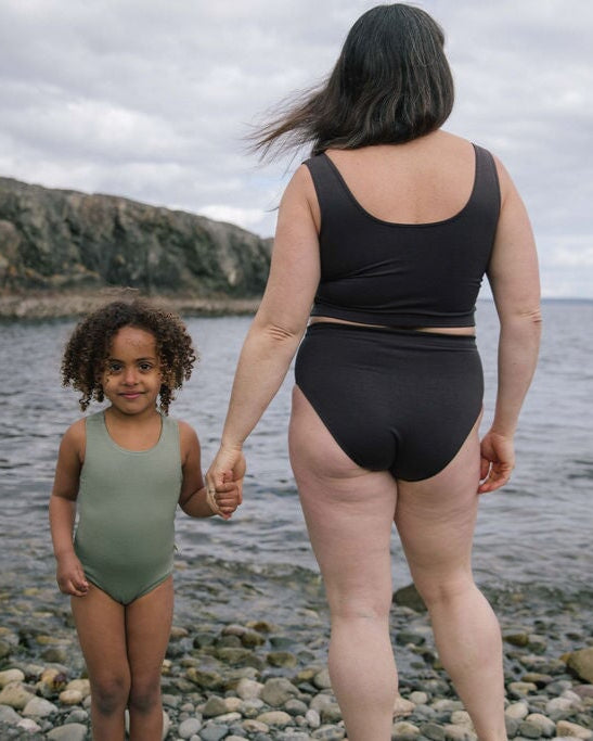 Swim Bottoms | Norah is wearing size Medium, height is 5.6"