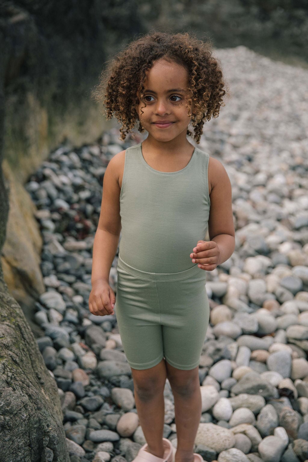 Kids Swimsuit | Oceane is 4yrs old & wearing size 3/4