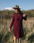 Waffle Dress | Norah is wearing size Medium, height 5.6"