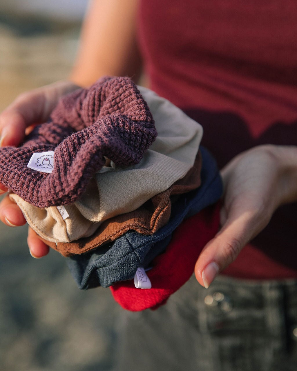 Zero-Waste Scrunchies