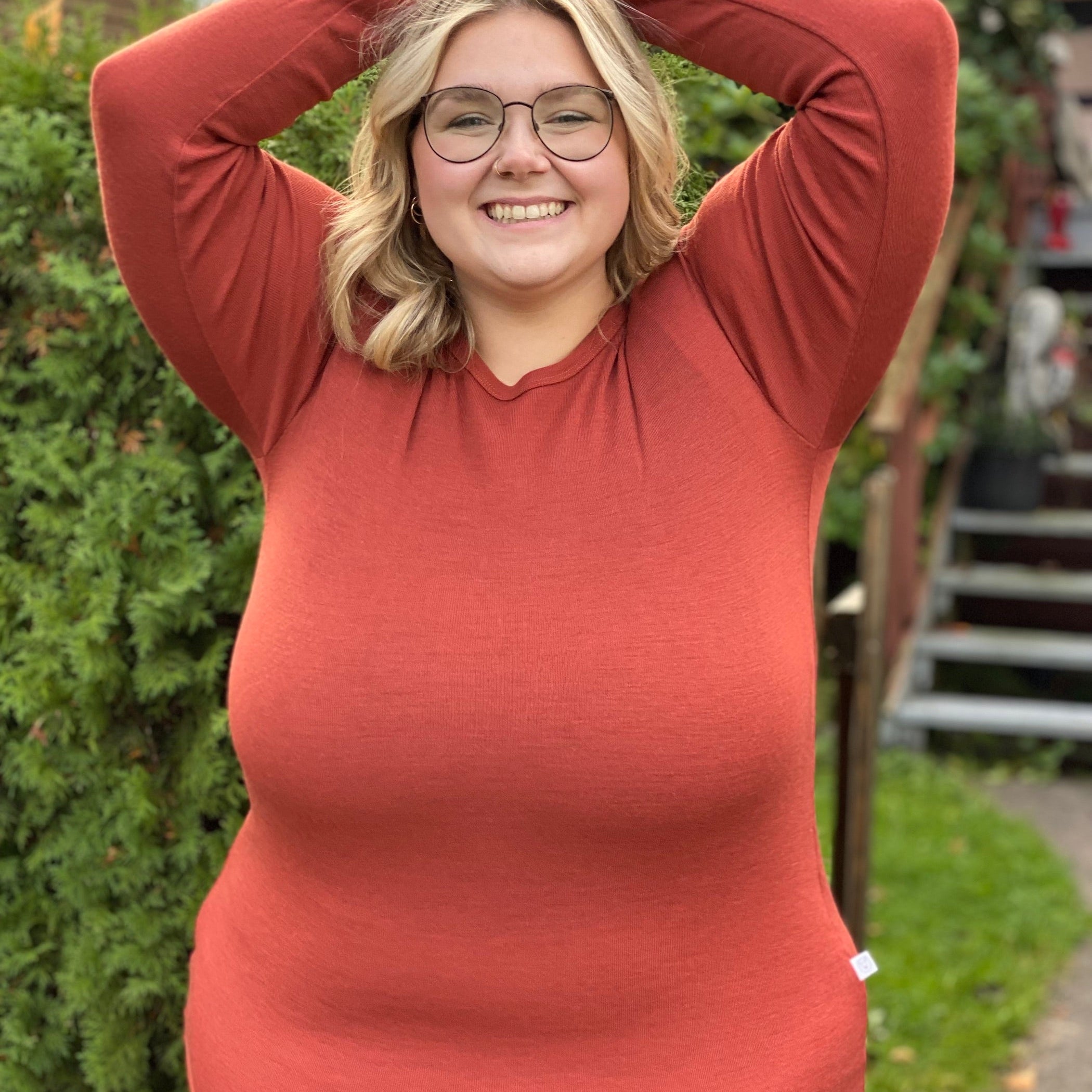 Long Sleeve Top With Thumbholes - Final Sale