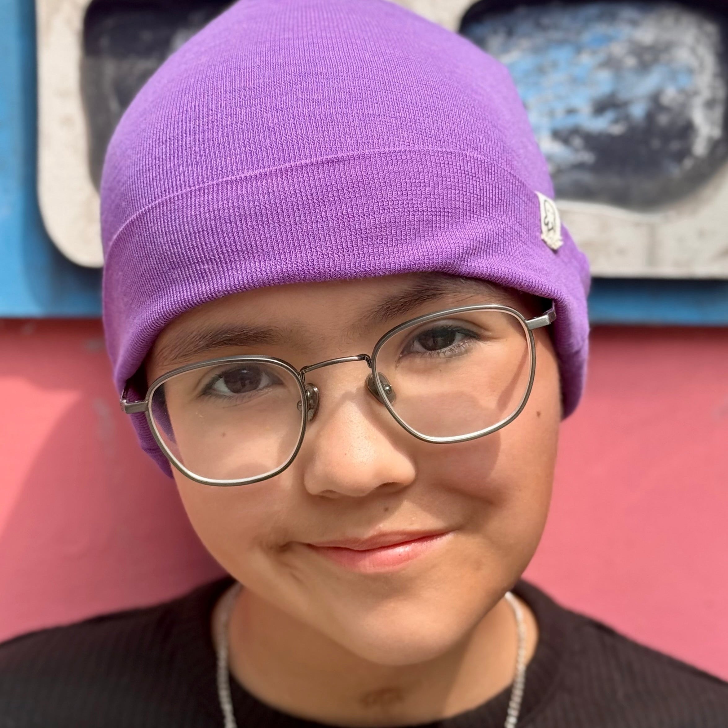 Chloe’s Purple Merino Beanie: 100% of Sales Donated to Campfire Circle