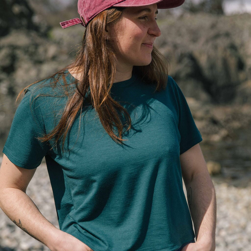 Boxy T-Shirt | Katrina is wearing size Medium, height 5.9"