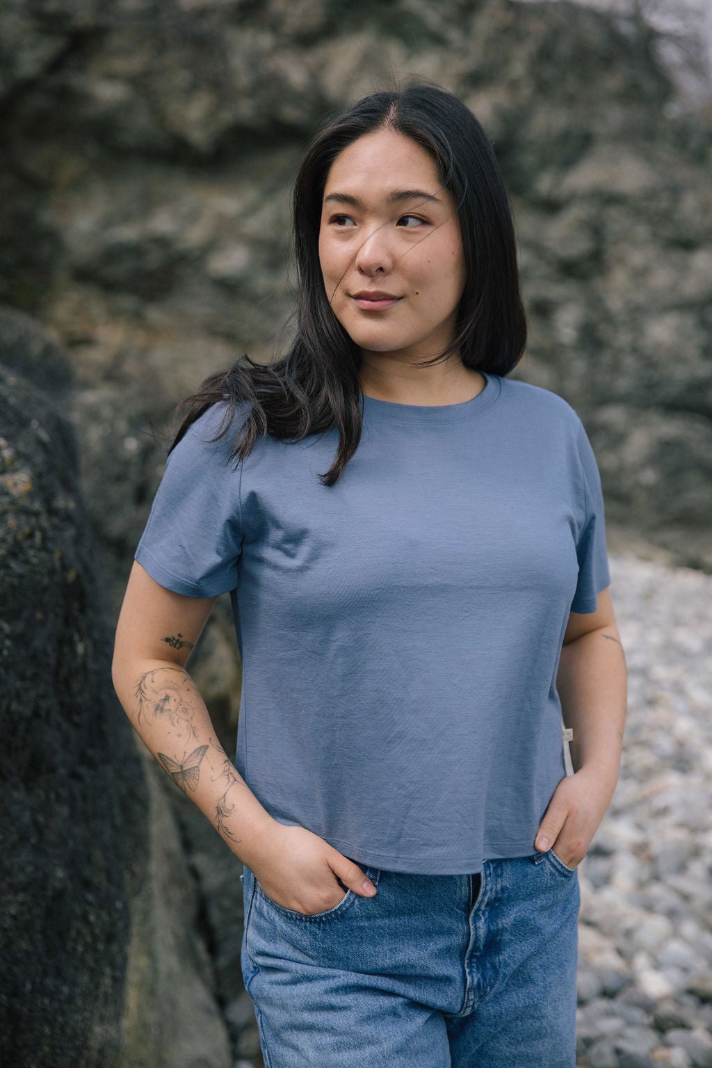 Merino Wool Boxy T-shirt | Simply Merino Clothing Co