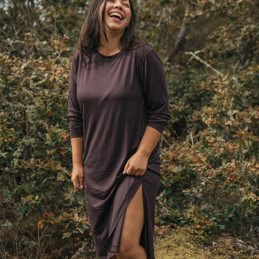Crew Dress | Hanna is wearing size Medium, height 5.3"