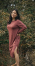 Crew Dress | Esther is wearing size Medium, height 5.5"