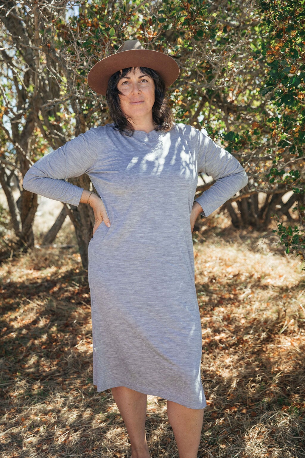 Crew Dress | Norah is wearing size Large, height 5.6"