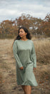 Crew Dress | Hanna is wearing size Medium, height 5.3"