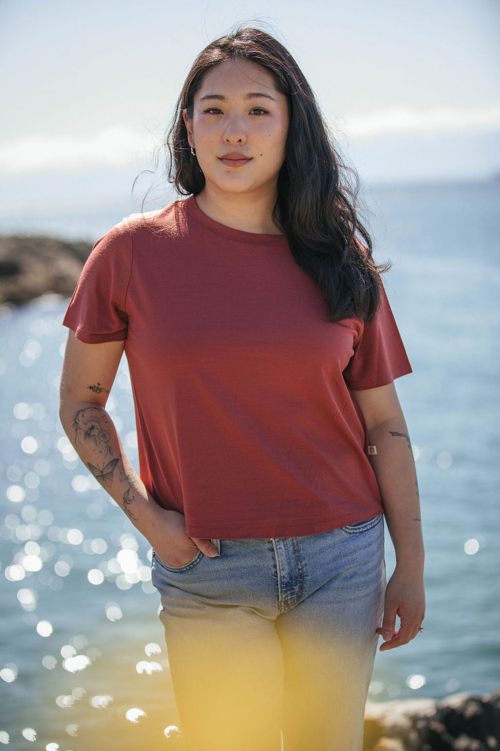 Merino Wool Boxy T-shirt | Simply Merino Clothing Co