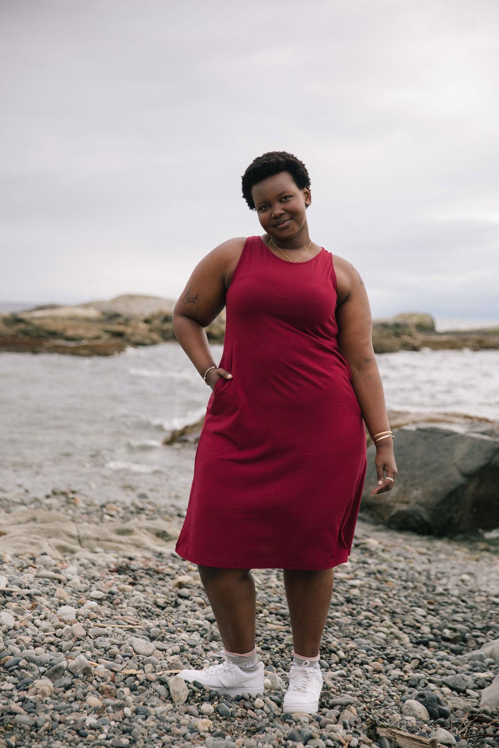 Dress | Simply Merino Co Cranberry / MEDIUM Dress | Simply Merino Co Cranberry / MEDIUM