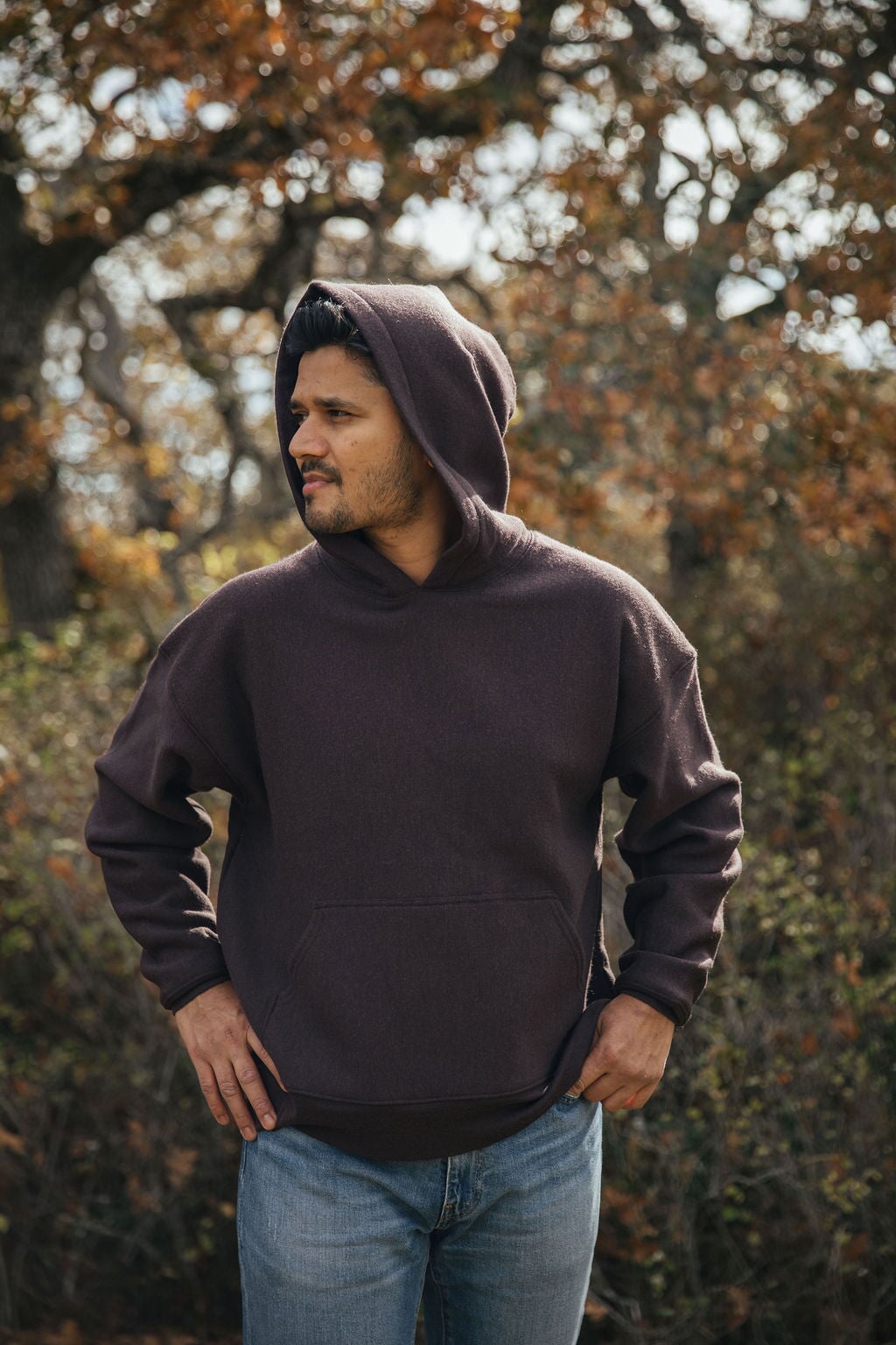 Hoodie | Model is wearing size Large