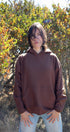 Hoodie | Stela is wearing size Medium, height is 5.7"