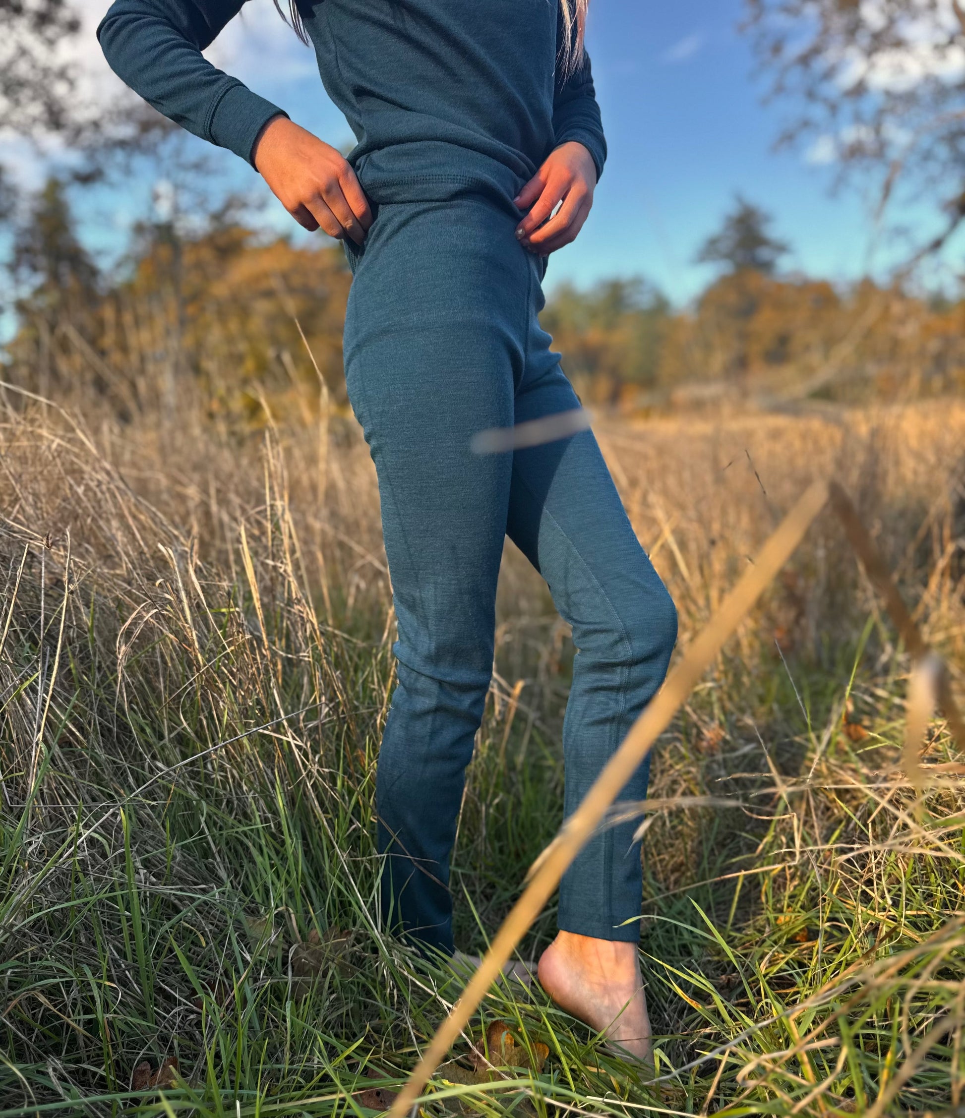 Interlock Kids Thermal Bottoms