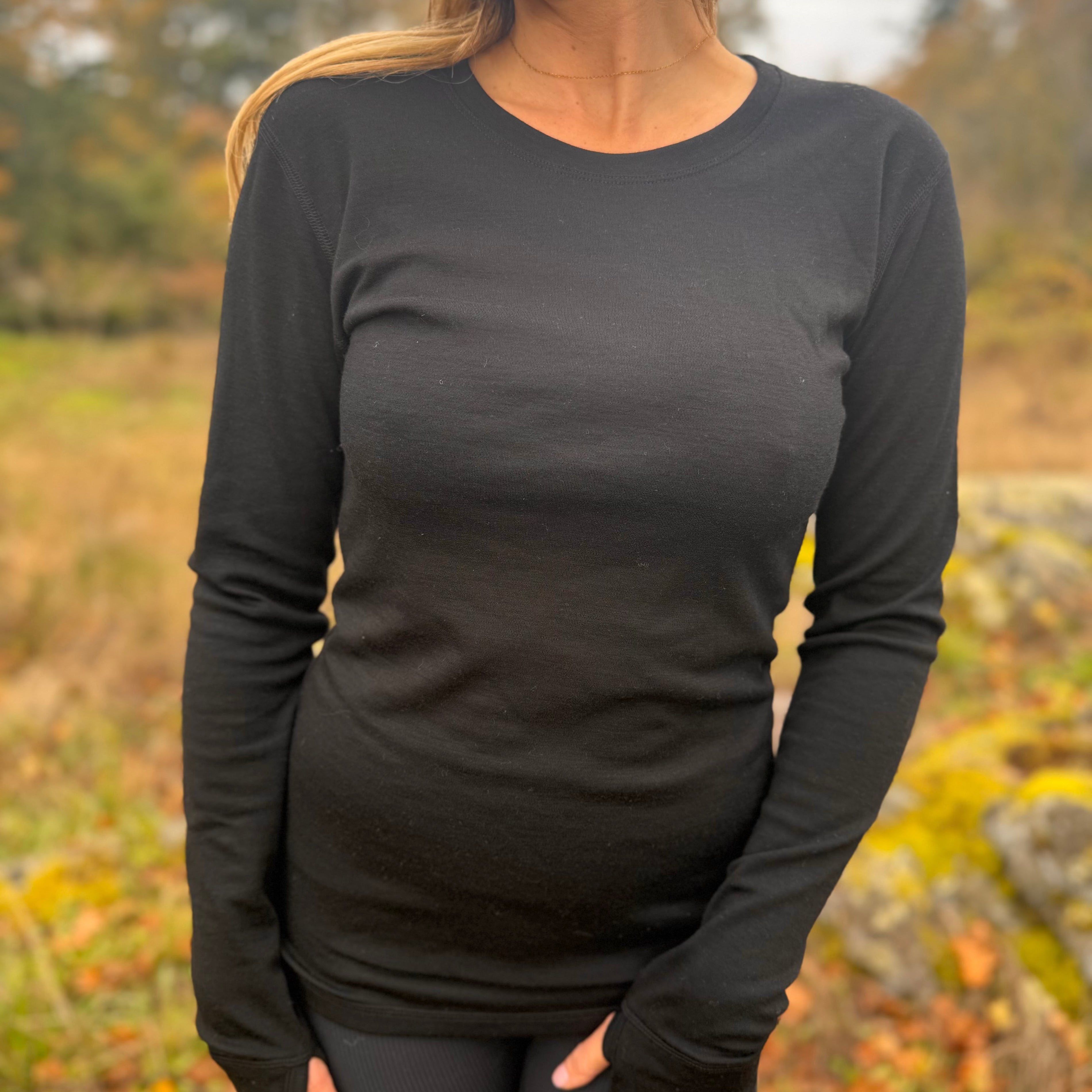 Interlock Top | Model is wearing size Large, height 5.8"