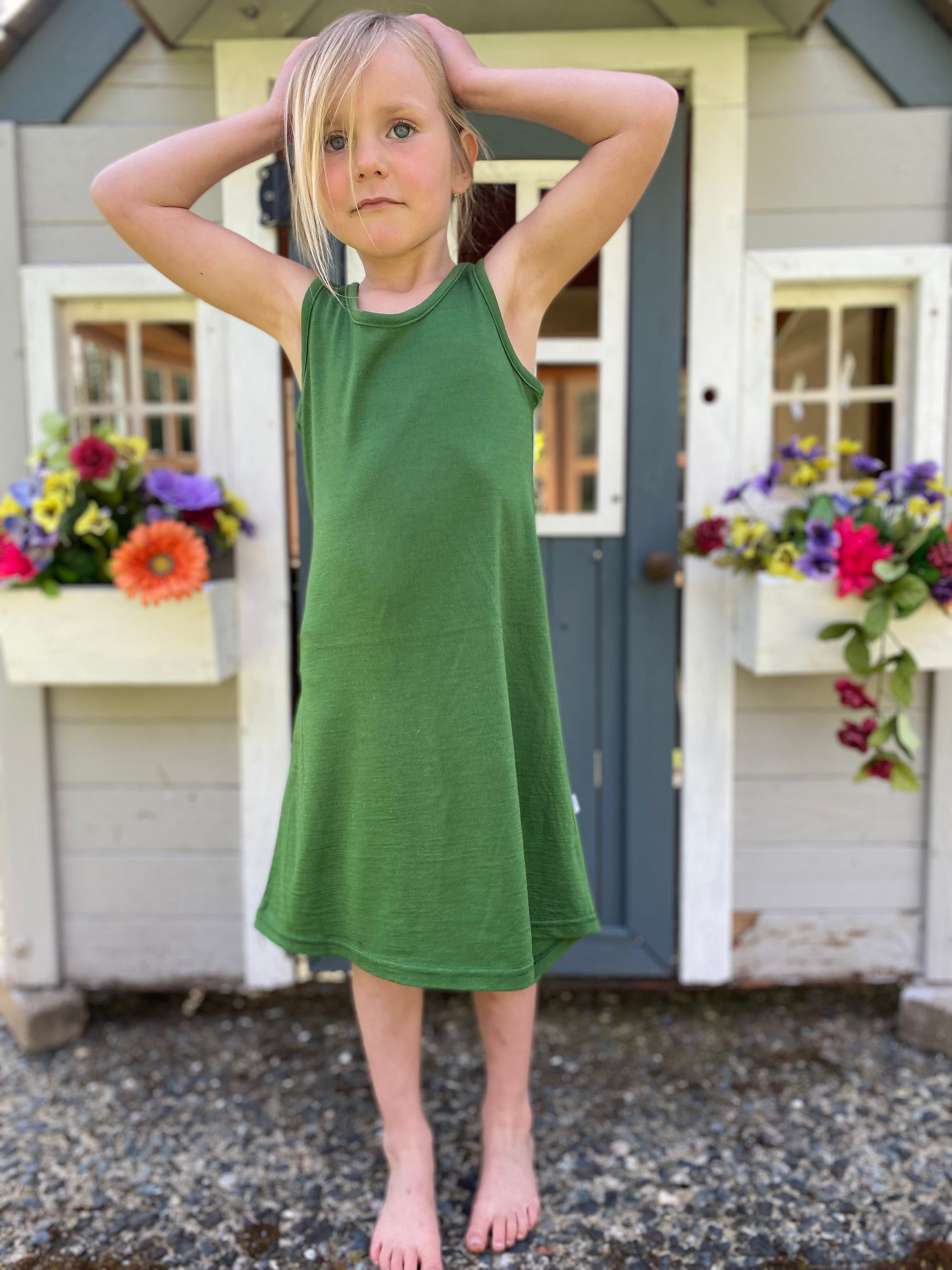 Kids Sleeveless Dress