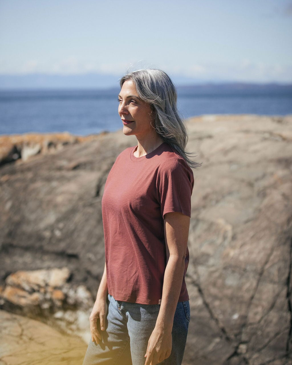Long Boxy T-Shirt| Lhasa is wearing size Small,  height 5.6"