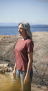 Long Boxy T-Shirt| Lhasa is wearing size Small,  height 5.6"