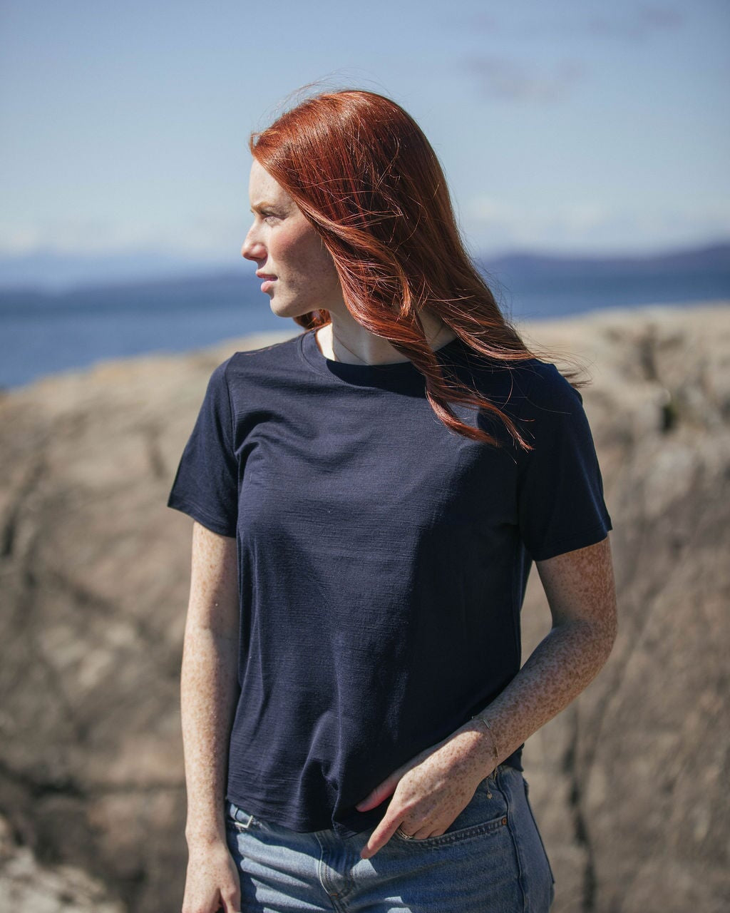 Long Boxy T-Shirt| Olivia is wearing size XSmall,  height 5.7"