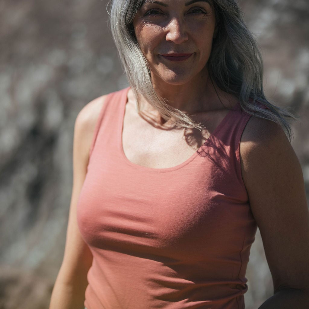 Merino Long Crop Top