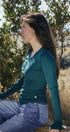 Thumbholes | Stela is wearing size XSmall, height 5.7"