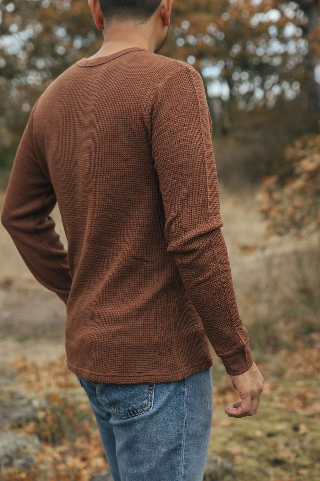 Waffle Top | Model is wearing size Medium