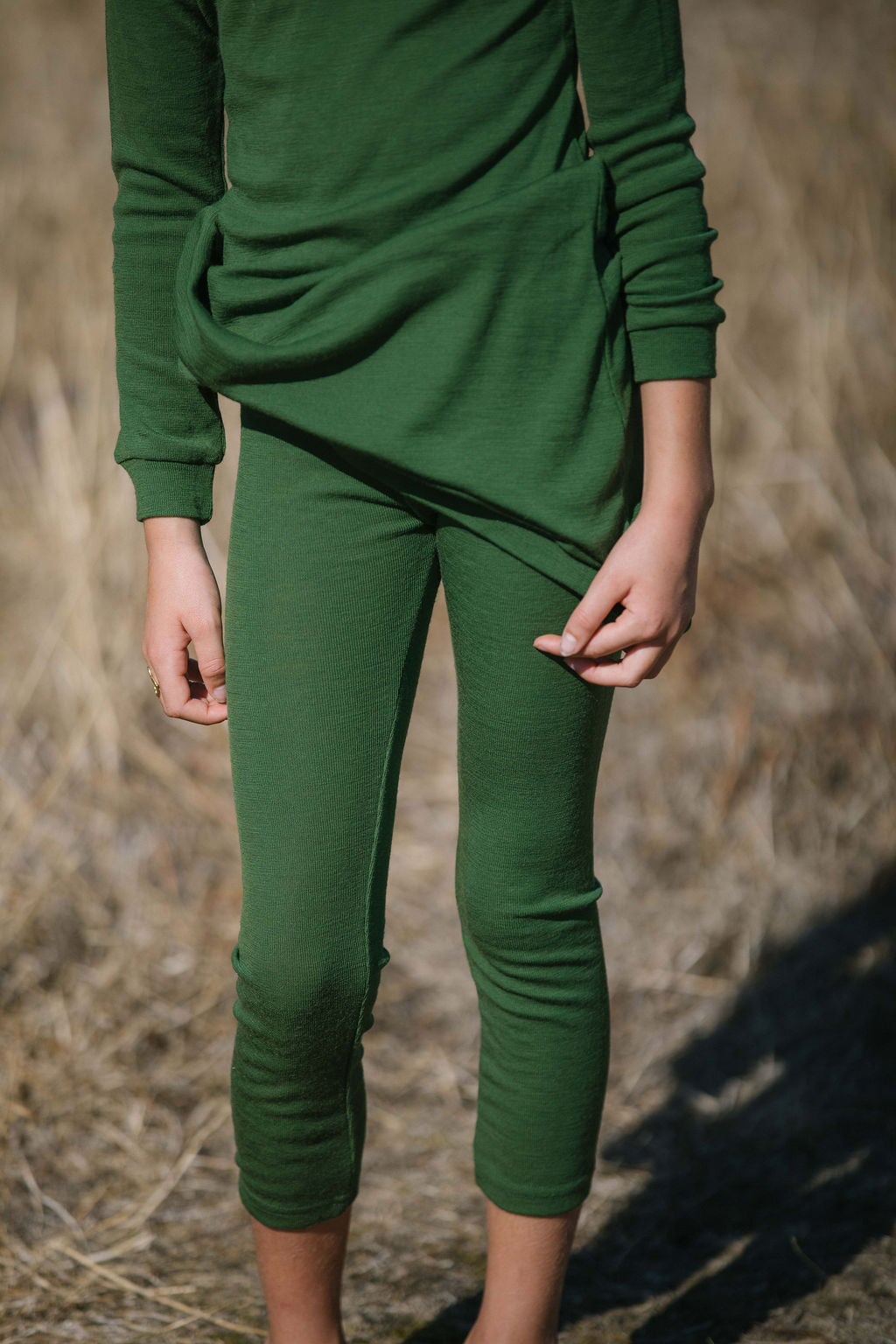 Merino Big Kids Thermal Bottoms