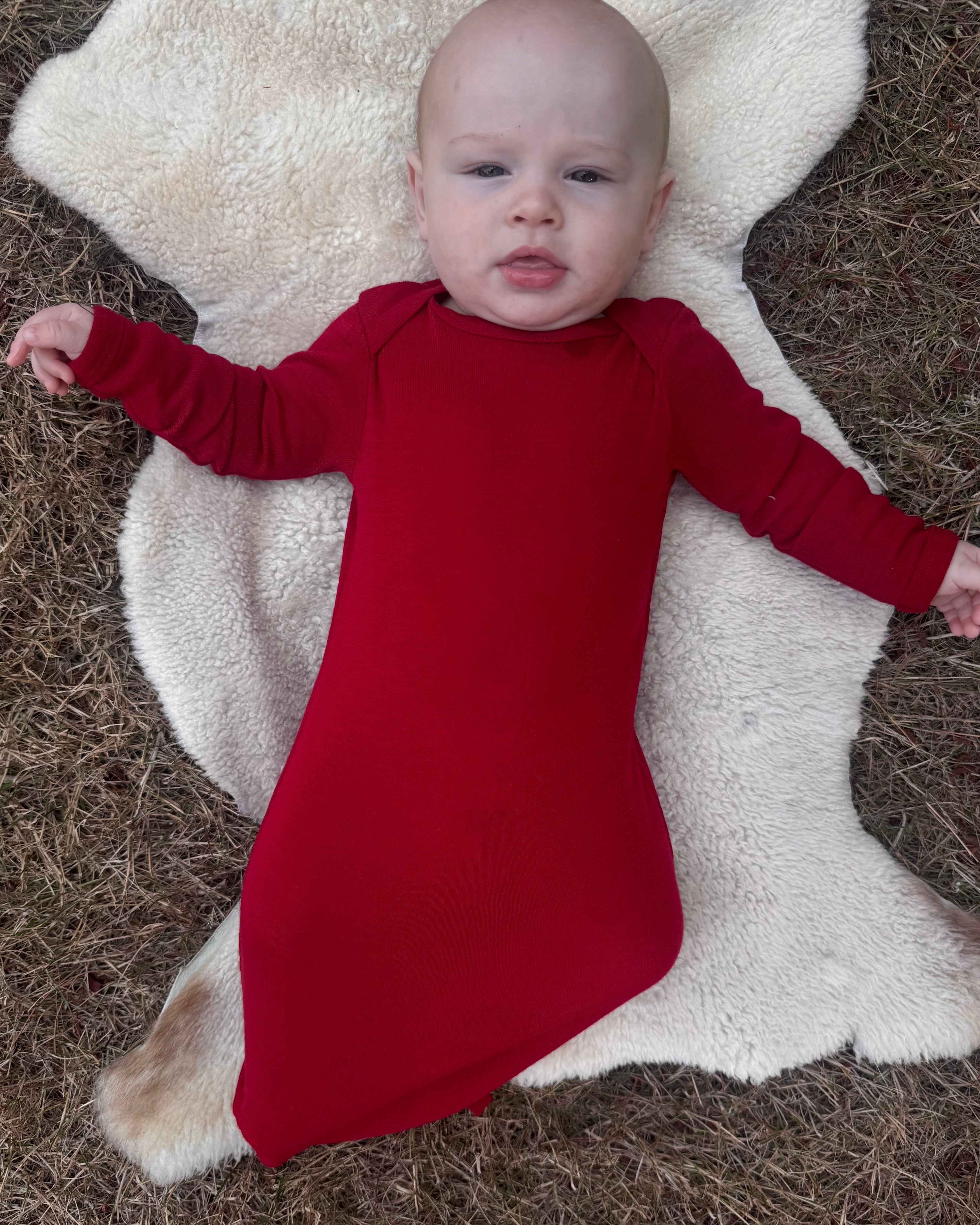 Merino Infant Gown