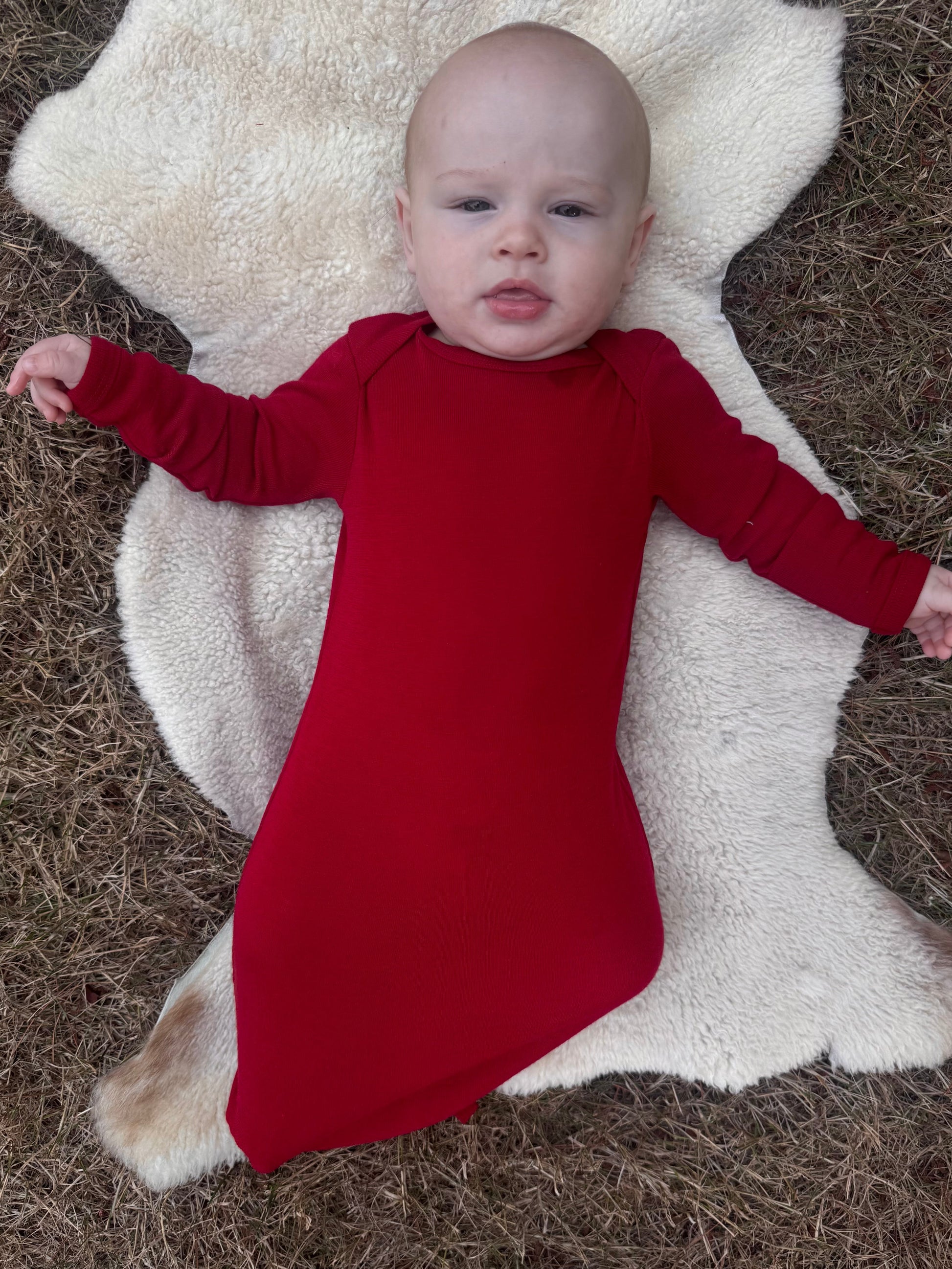 Merino Infant Gown