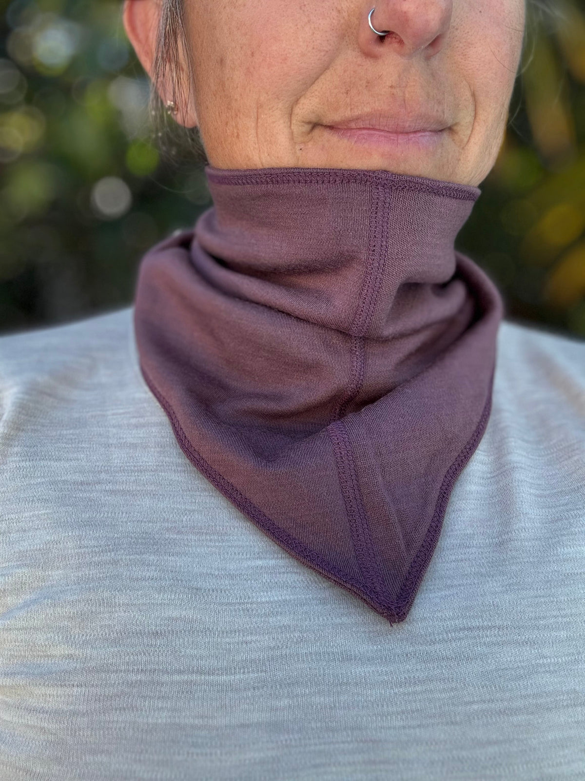 Merino Interlock Neck Tie
