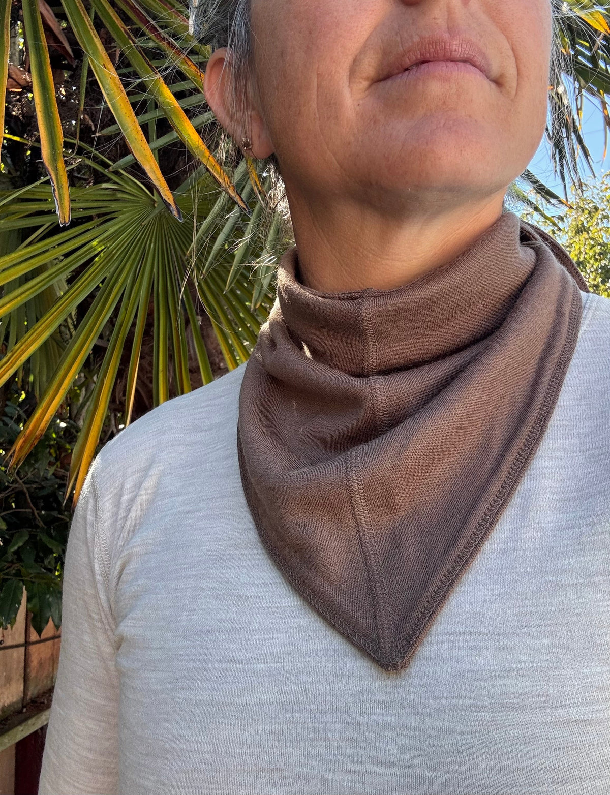 Merino Interlock Neck Tie