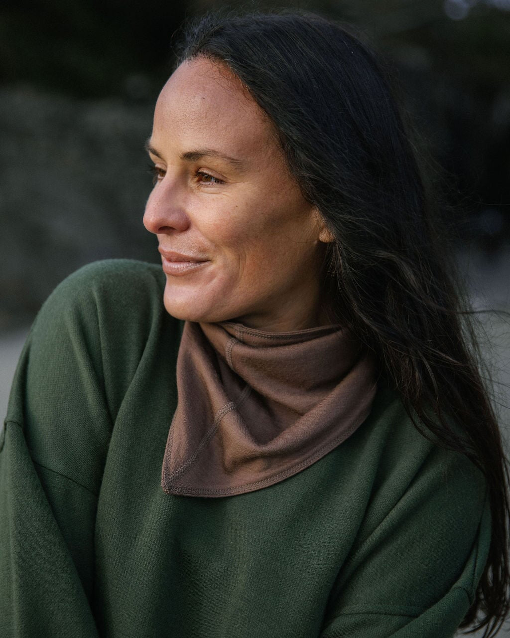 Merino Interlock Neck Tie