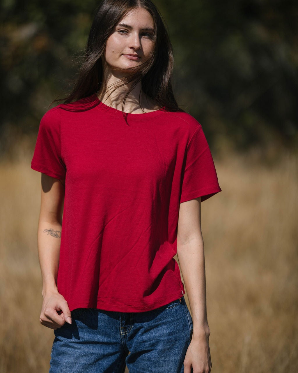 Merino Long Boxy T-shirt