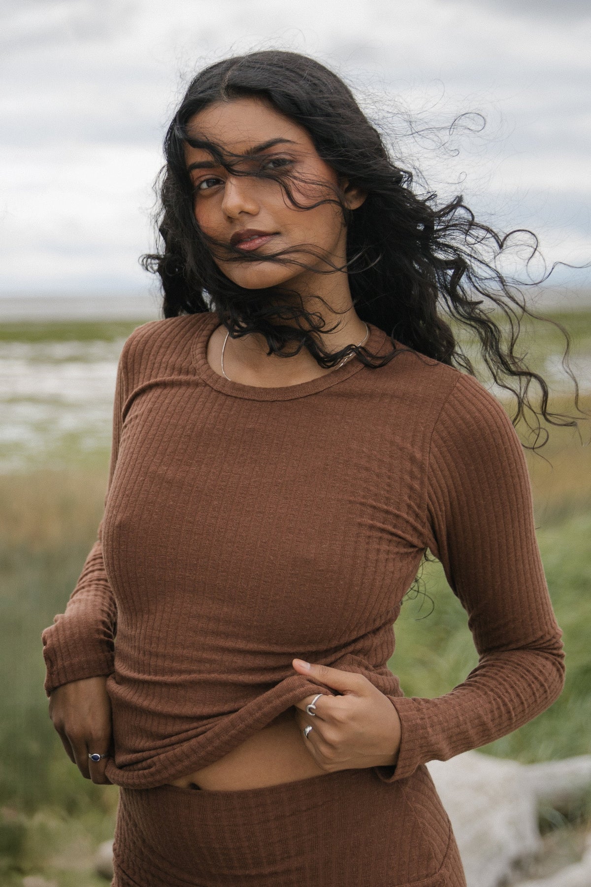 Rib Crew | Model is wearing size XSmall