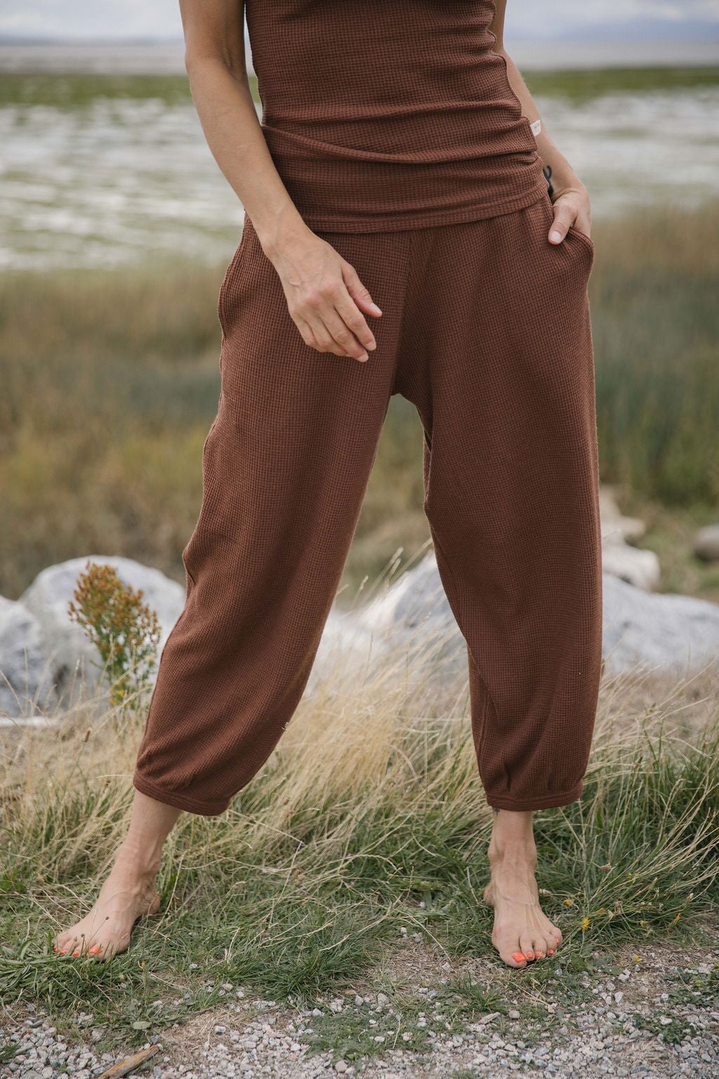 Merino Waffle Balloon Pants – Simply Merino