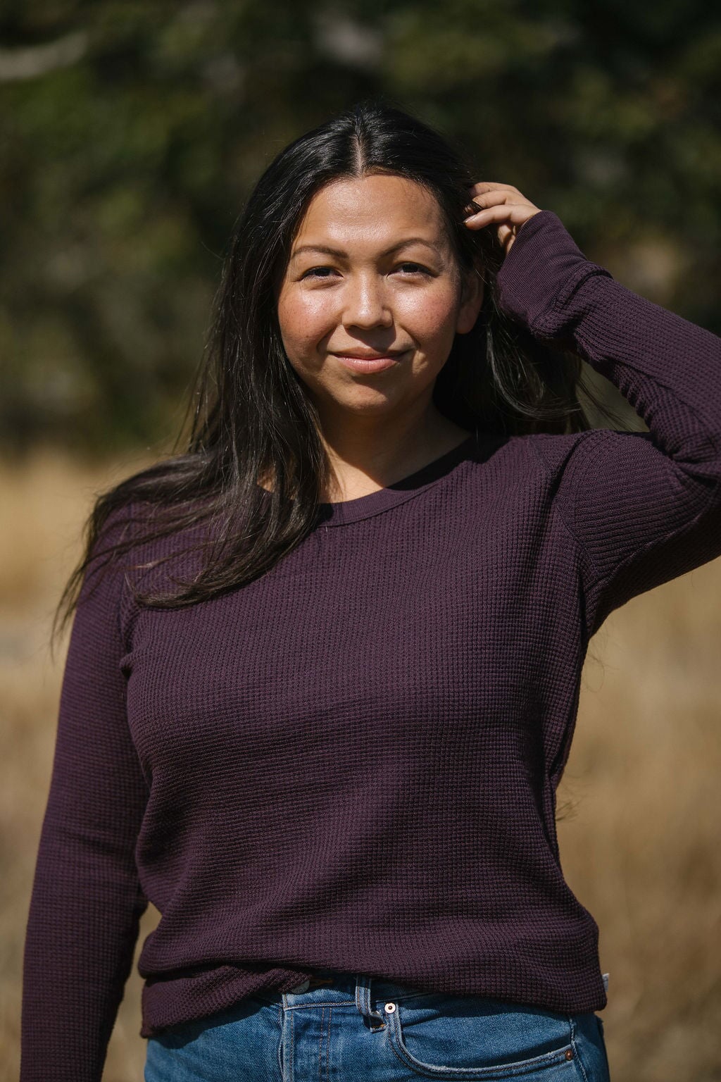 Merino Waffle Top