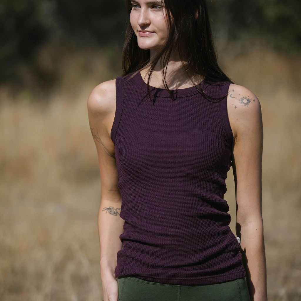 Merino Waffle Undershirt/Tank