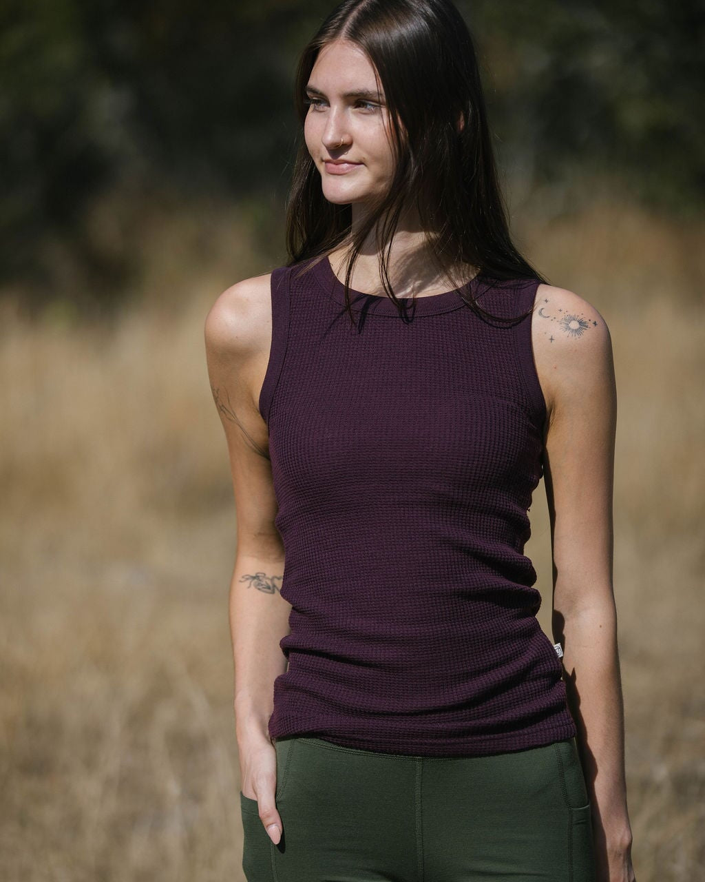 Merino Waffle Undershirt/Tank