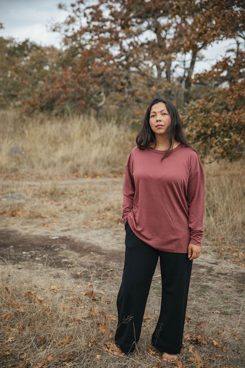 Oversized T | Hanna is wearing size Small, height 5.3"