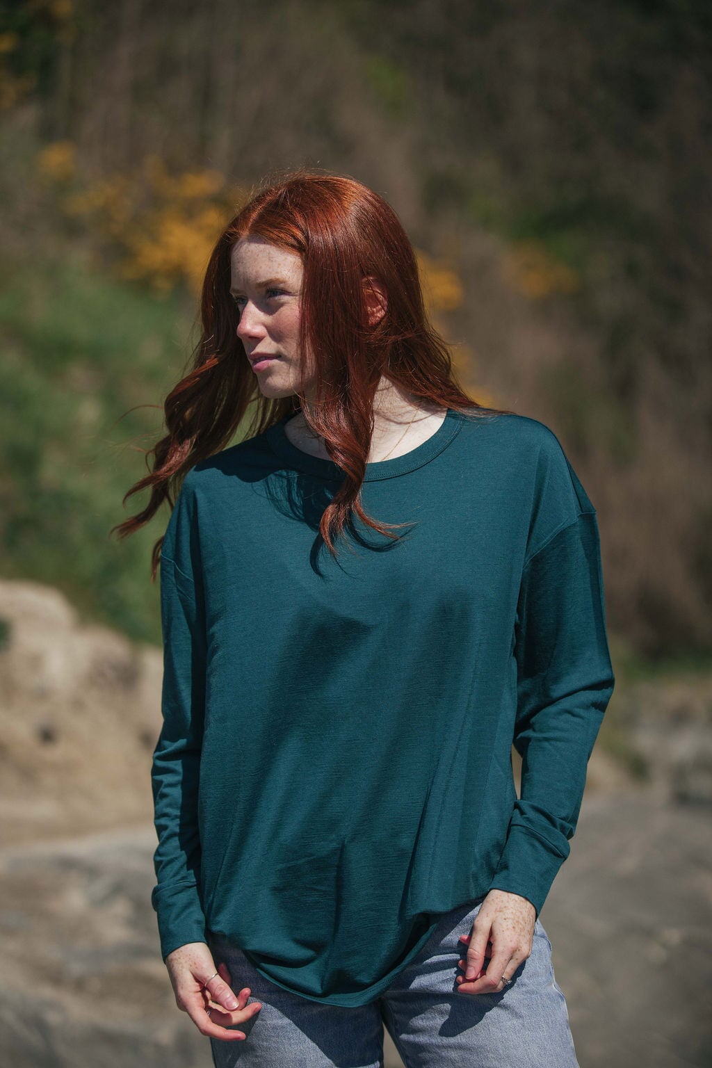 Oversized T | Olivia is wearing size XSmall, height 5.7"