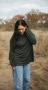 Oversized T | Esther is wearing size Small, height 5.5"