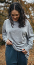 Oversized T | Esther is wearing size Small, height 5.5"