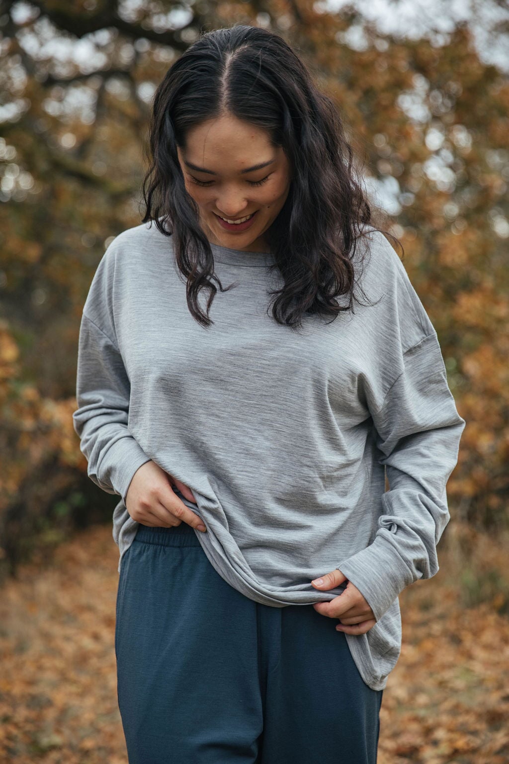 Oversized T | Esther is wearing size Small, height 5.5"