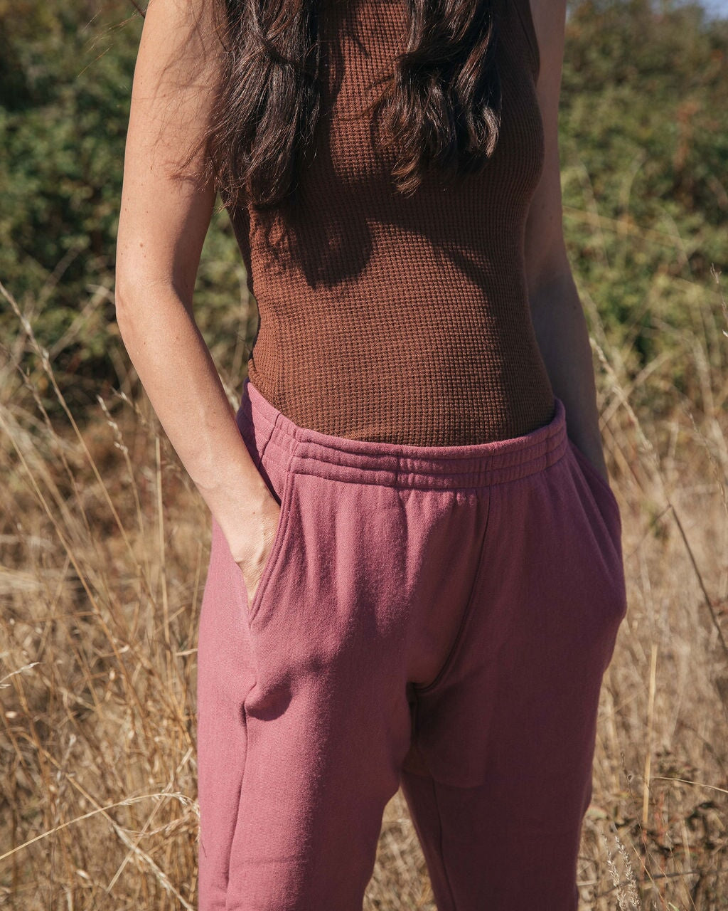 Sweatpants | Stela is wearing size Medium, height 5.7"