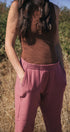 Sweatpants | Stela is wearing size Medium, height 5.7"