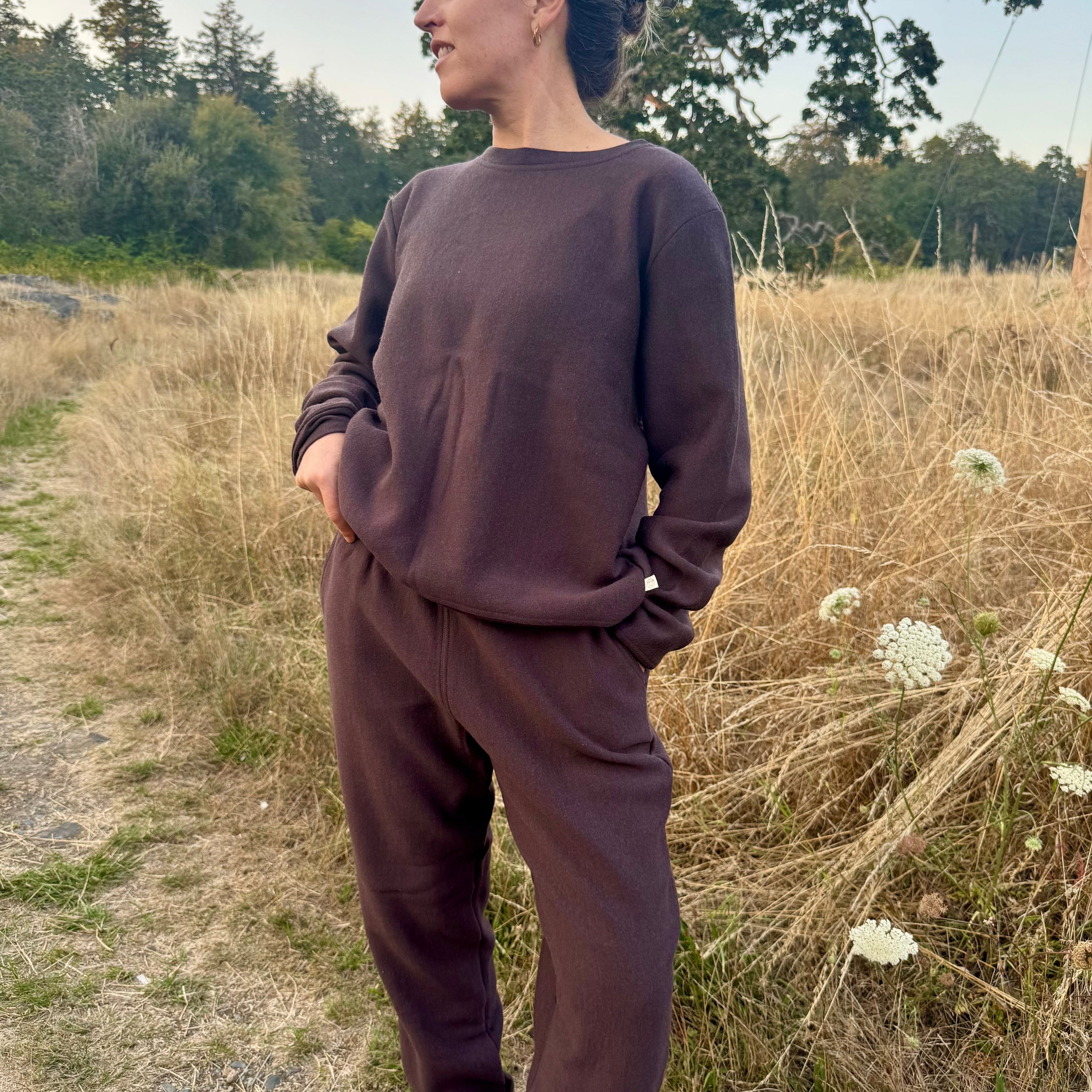 Sweatpants | Dorian is wearing size Small, height 5.4"