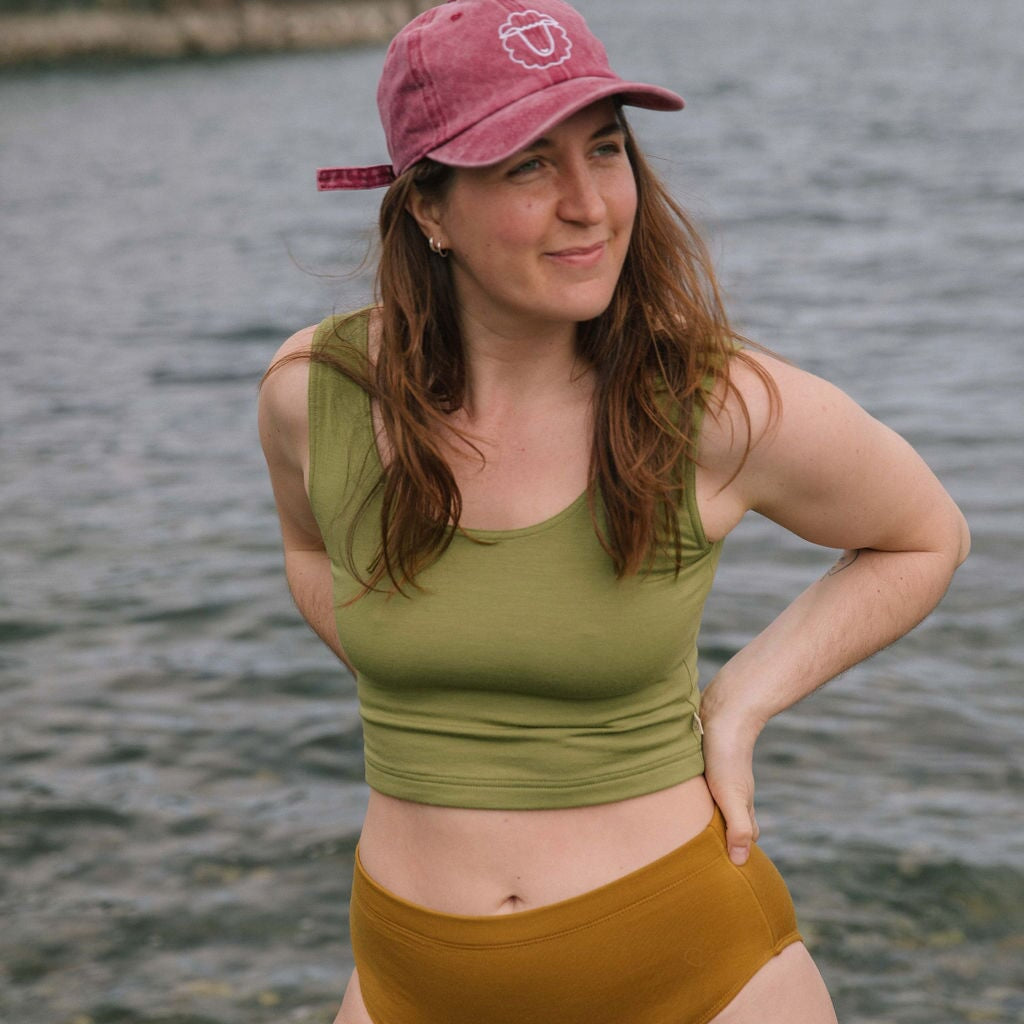 Swim Bottoms | Katrina is wearing size Medium, height is 5.9"