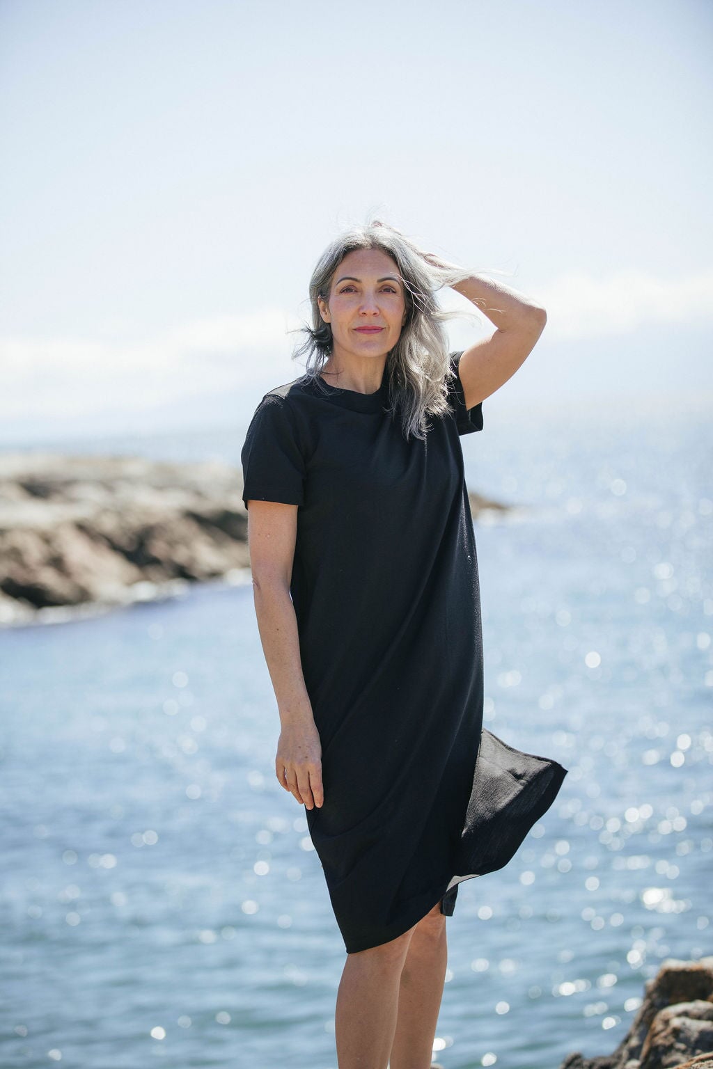 T-Shirt Dress Black / XX-LARGE T-Shirt Dress Black / XX-LARGE