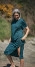 T-Shirt Dress | Lhasa is wearing size Small,  height 5.6"